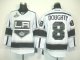 nhl los angeles kings #8 doughty white and black jerseys [2012 s