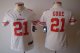 nike women nfl san francisco 49ers #21 gore white jerseys [nike