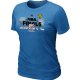 women nba oklahoma city thunder L.blue T-Shirt [2012 Champions]
