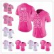 Women's Football Houston Texans Pink -White Rush Fashion Stitched Limited Jersey