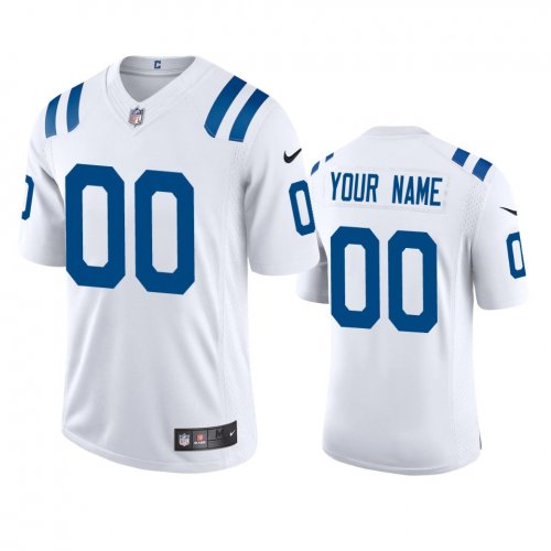 Indianapolis Colts Custom White 2020 Vapor Limited Jersey - Men\'s