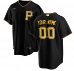 Pittsburgh Pirates Black Alternate Replica Custom Jerseys