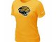 Women Jacksonville Jaguars Yellow T-Shirts