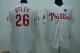 youth philadelphia phillies #26 utley 09world series&hk patch wh