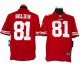 nike nfl san francisco 49ers #81 boldin red [nike limited]