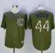 mlb chicago cubs #44 anthony rizzo green camo new cool base jerseys
