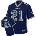 Youth Nike Dallas Cowboys #21 Ezekiel Elliott Blue Drift Fashion Elite NFL Jerseys