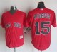 mlb jerseys boston red sox #15 Pedroia Red New Cool Base Stitche