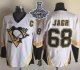 Men Pittsburgh Penguins #68 Jaromir Jagr White CCM Throwback 2017 Stanley Cup Finals Champions Stitched NHL Jersey