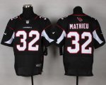 nike nfl arizona cardinals #32 mathieu elite black jerseys