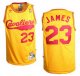 nba cleveland cavaliers #23 james yellow m&n jerseys