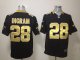 nike nfl new orleans saints #28 ingram black jerseys [game]