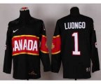 nhl team canada #1 luongo black [2014 winter olympics]