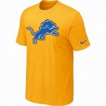 Detroit lions sideline legend authentic logo dri-fit T-shirt yel
