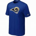 St.Louis Rams sideline legend authentic logo dri-fit T-shirt blu