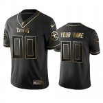 2019 Tennessee Titans Custom Black Golden Edition Vapor Untouchable Limited Jersey - Men's