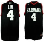 NBA jerseys harvard university #4 jeremy lin black swingman