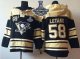 men nhl pittsburgh penguins #58 kris letang black sawyer hooded sweatshirt 2017 stanley cup finals champions stitched nhl jersey