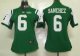 nike women nfl new york jets #6 sanchez green jerseys