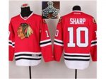 NHL Chicago Blackhawks #10 Patrick Sharp Red 2015 Stanley Cup Ch