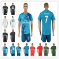 Men 2017-2018 Soccer Club Real Madrid Jerseys Suit