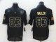 Football Las Vegas Raiders Stitched #83 Darren Waller Black 2020 Salute To Service Limited Jersey