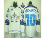 nhl los angeles kings #10 richards white-blue [2014 stanley cup]