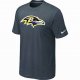Baltimore Ravens sideline legend authentic logo dri-fit T-shirt