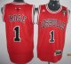 Basketball Jerseys chicago bulls #1 rose red[losbulls latine]