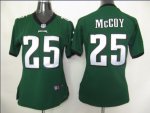 nike women nfl philadelphia eagles #25 McCoy green jerseys