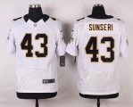 nike new orleans saints #43 sunseri white elite jerseys
