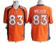 nike nfl denver broncos #83 welker orange jerseys [game]