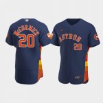Men's Houston Astros #20 Chas McCormick 60th Anniversary Authentic Navy Jersey