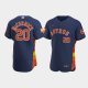 Men's Houston Astros #20 Chas McCormick 60th Anniversary Authentic Navy Jersey