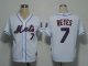 Baseball Jerseys new york mets #7 reyes white(cool base)