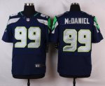 nike nfl seattle seahawks #99 McDaniel elite blue jerseys