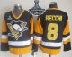 Men Pittsburgh Penguins #8 Mark Recchi Black CCM Throwback 2017 Stanley Cup Finals Champions Stitched NHL Jersey