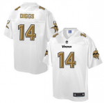 Men's Minnesota Vikings #14 Stefon Diggs White Nike NFL Pro Line Fashion Game Jerseys