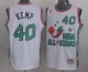 NBA 1996 All-Star #40 Shawn Kemp White Swingman Throwback Jersey