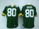 nike nfl green bay packers #80 driver green jerseys [game]