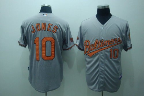 Baseball Jerseys baltimore orioles #10 jones grey(cool base)