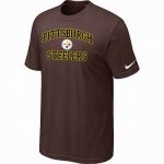 Pittsburgh Steelers T-shirts brown