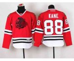 youth nhl jerseys chicago blackhawks #88 kane red[the skeleton h