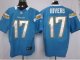 nike nfl san diego chargers #17 rivers elite lt.blue jerseys