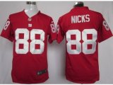nike nfl new york giants #88 nicks red jerseys [game]