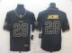 2020 New Football Las Vegas Raiders #28 Josh Jacobs Black Golden Edition Jersey
