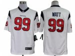 nike nfl houston texans #99 watt white jerseys [nike limited]