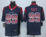 nike houston texans #99 watt blue Strobe Limited jerseys