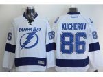 NHL Tampa Bay Lightning #86 Nikita Kucherov White Stitched jerse