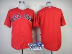 2013 world series mlb boston red sox blank red jerseys